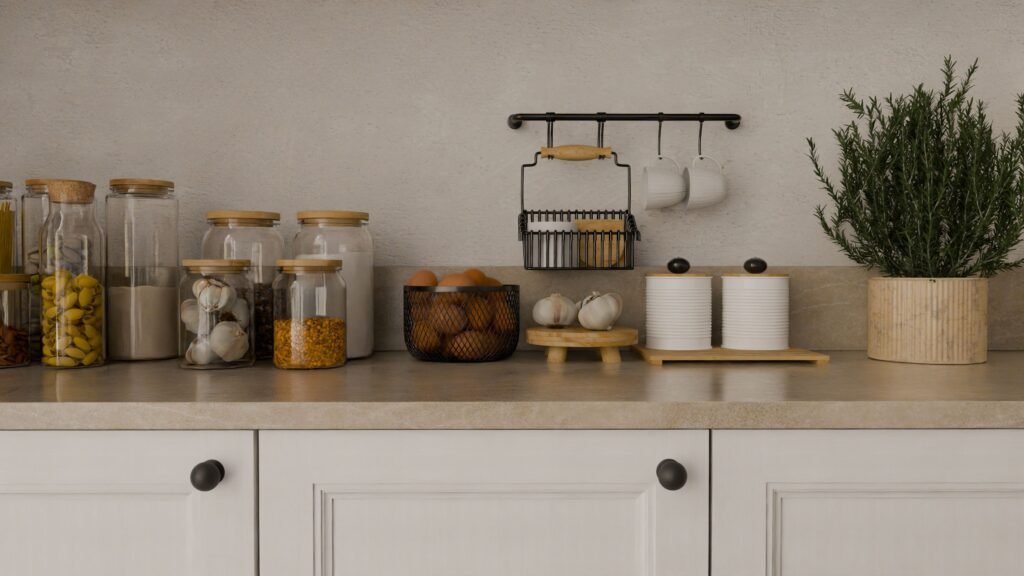 Cozinha organizada com utensílios úteis – itens úteis para ter em casa